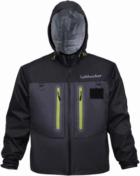 Kylebooker Fly Fishing Wading Jacket Outdoor Activities Waterproof Wader Jackets for Men and Women