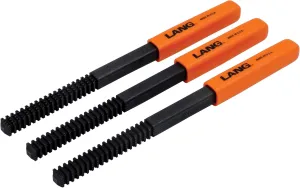 Lang Tools 2573 3-Piece Thread Restorer File Set , Black