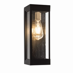 Larkhall Outdoor Lantern Light with Speckled Glass