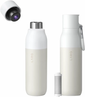 LARQ Clean AF Gift Set Bottle PureVis, Self-Cleaning Water Bottle 17oz   Filtered Insulated Water Bottle 17oz | Reusable Bottles, Travel Friendly, BPA free