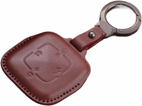 Leather Car Key Case Full Cover Shell Compatible for ZEEKR Extreme Krypton 001 Key Set ZEEKR Geek 009 Krypton X NFC 2025 Key Shell(Red-C-1)