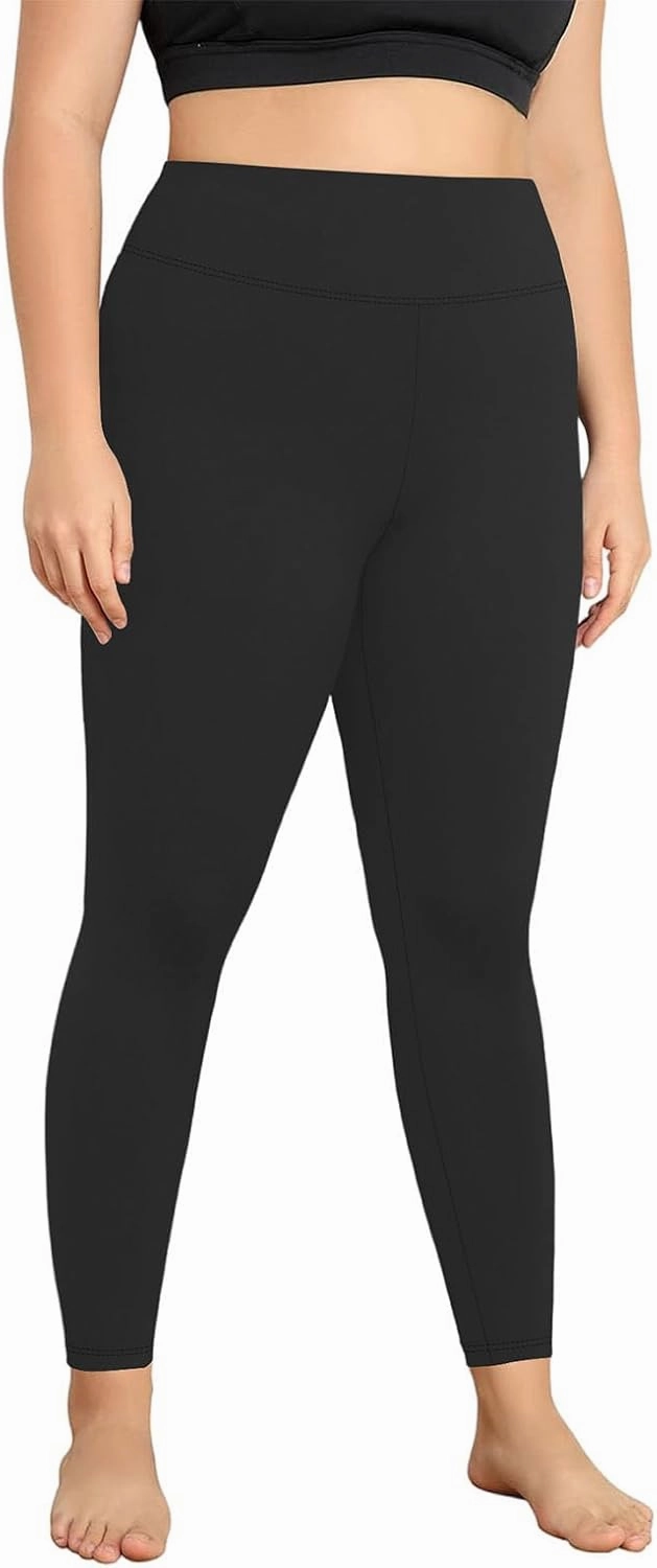Leggings for Women Plus Size Tummy Control Lightweight Stretch High Waist Pants Soft Running Workout Trendy Yoga Pants
