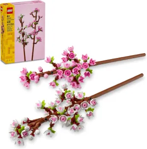 LEGO Cherry Blossom - Building Toy for Kids, Girls & Boys, Ages 8  - Artificial Cherry Blossom Decor for Home & Display - Gift for Mother's Day - 40725