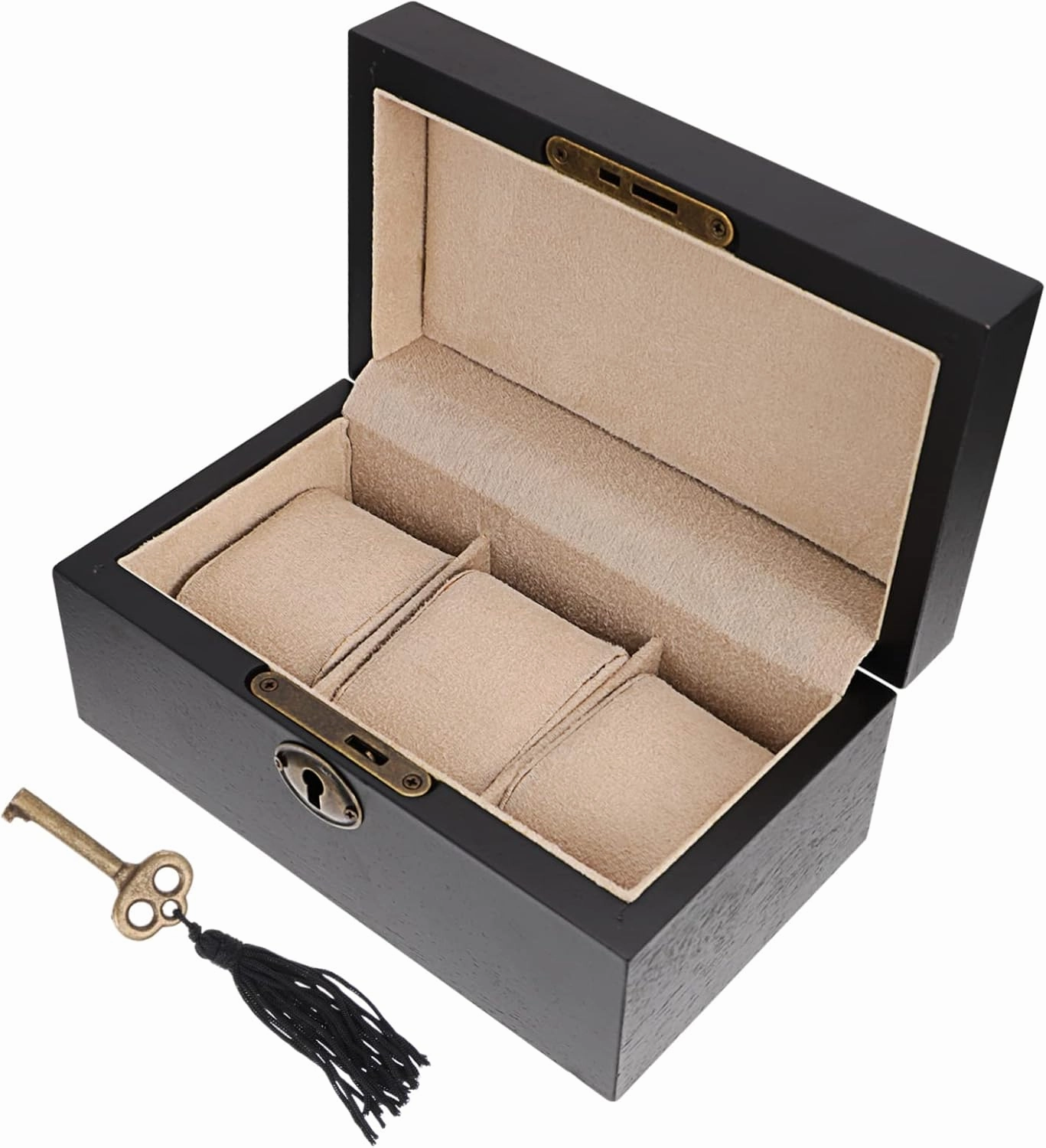 LIFKOME Watch Case Slots Elegant Display Box for Jewelry and Mechanical Watches Storage for Men and Women for and Organizing