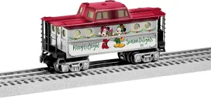 Lionel Mickey & Friends Christmas Caboose Non Riding Toy Vehicle in Natural Color Plastic for Unisex Kids