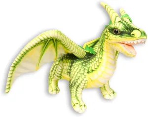 Little Flying Dragon- Cute Dinosaurs Stuffed Animal Plush Toy, 16.5 Inch Adorable Soft Dragon Toy Plushies Gifts for Kids Babies Toddlers (Green)