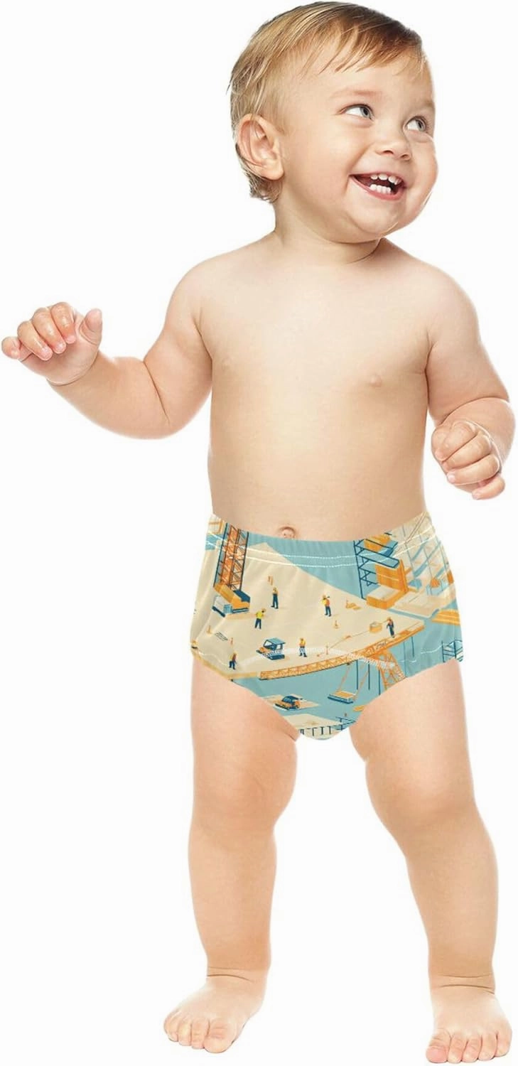 Little Girls Potty Training Shorts Soft Cotton Overnight Potty Training Underwear Pants for Kids