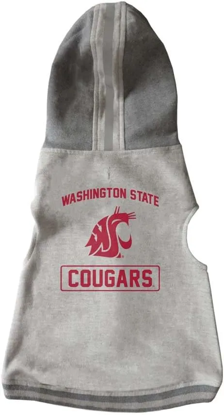Littlearth NCAA Unisex NCAA Pet Hooded Crewneck with Team Logo and Name