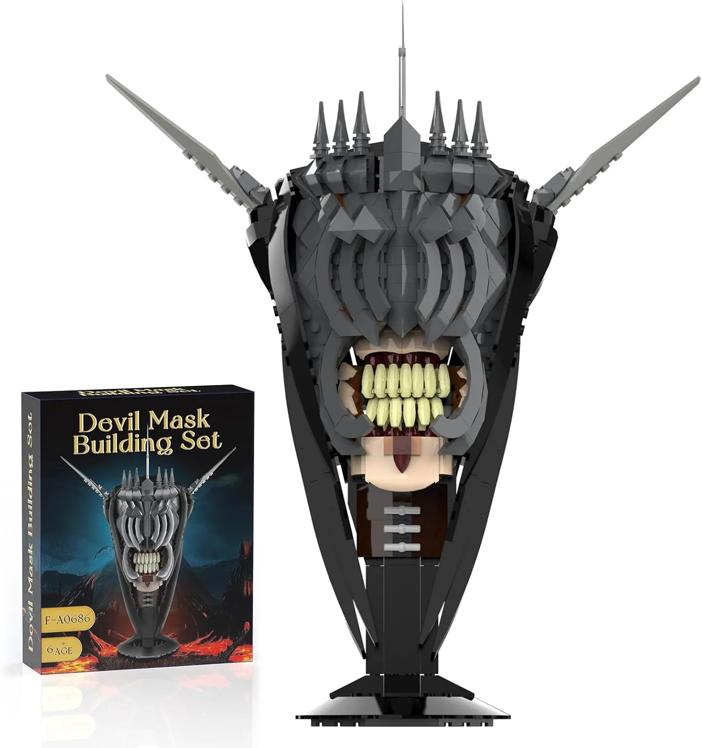 Lord Mouth of Sauron Building Toys Sets for Adults and Boys 8-14, LOTR Model Figures, Halloween Christmas Birthday Creative Ideas Gift for Moive Fans (674 Pieces)