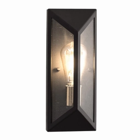 Lunar Outdoor Lantern Light with Speckled Glass