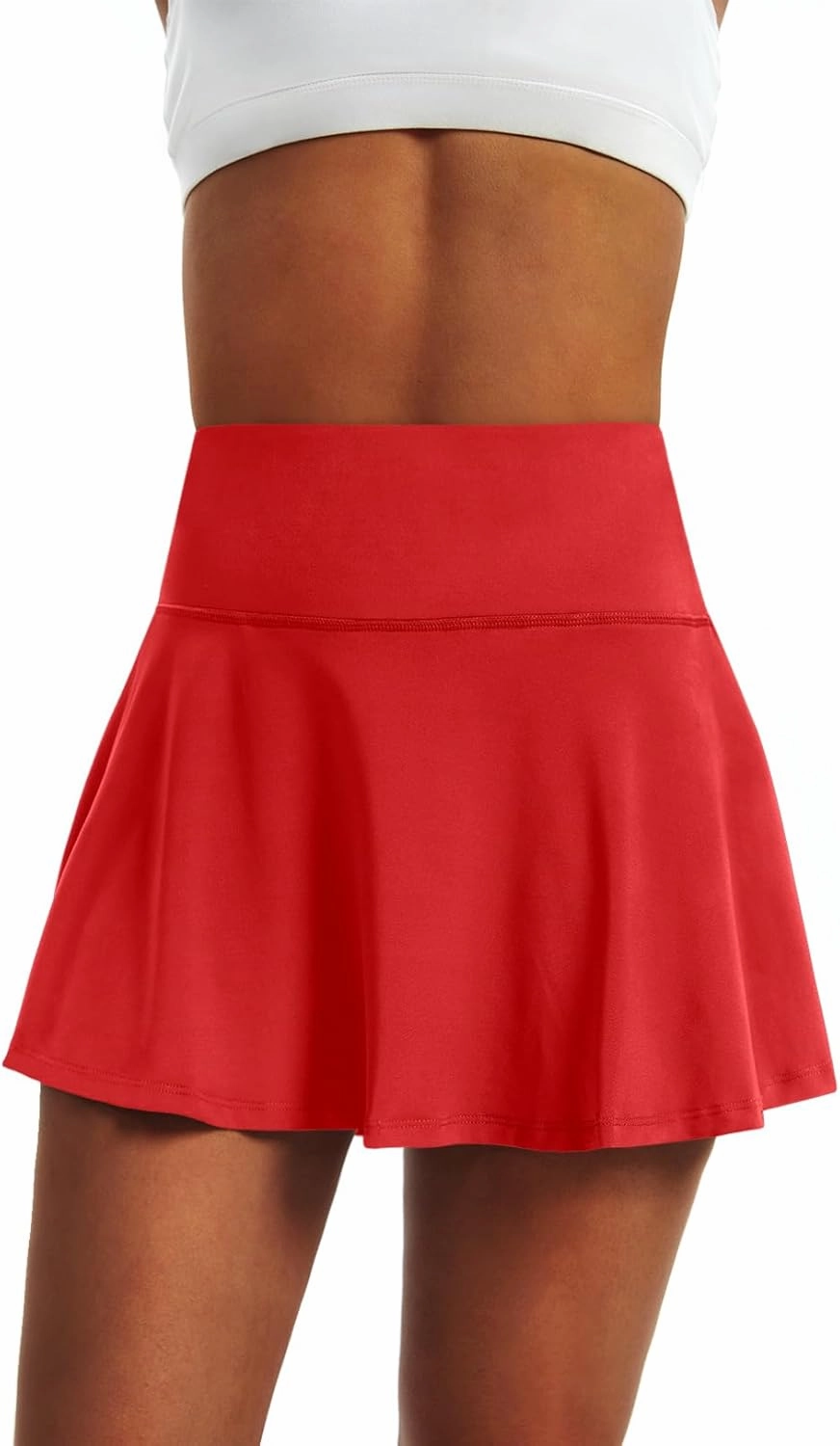 LXNMGO Women's High Waist Pleated Tennis Skirt with 4 Pockets Lightweight Athletic Golf Skorts Skirts for Running Workout
