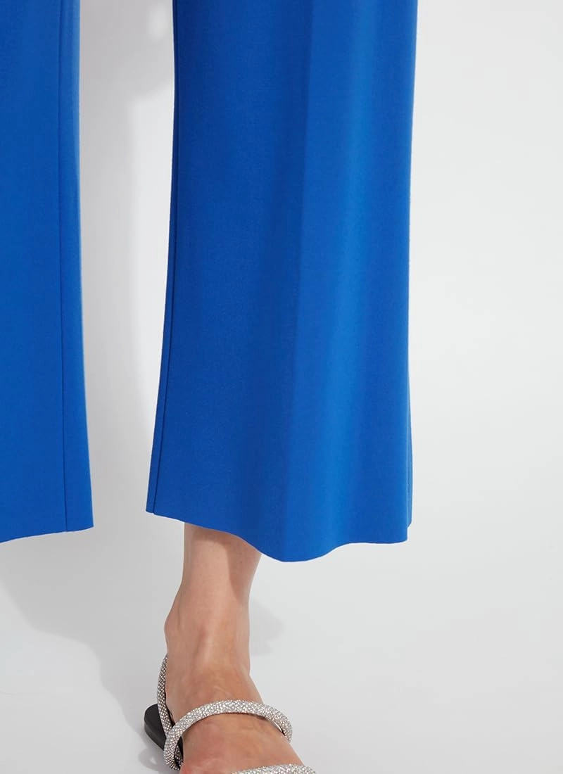 Lyssé Ellis Cropped Culottes – Ponte Pants and Culottes for Women with Lightweight Ponte Knit Fabric and High Waist