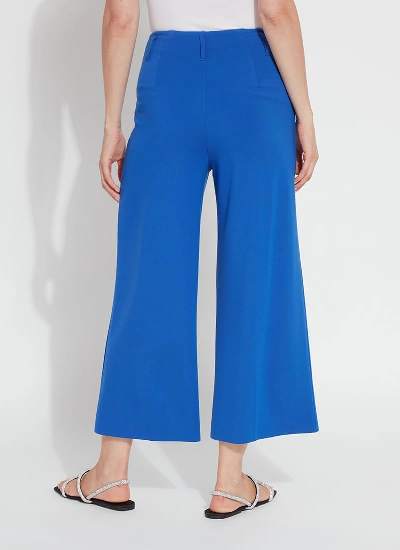 Lyssé Ellis Cropped Culottes – Ponte Pants and Culottes for Women with Lightweight Ponte Knit Fabric and High Waist
