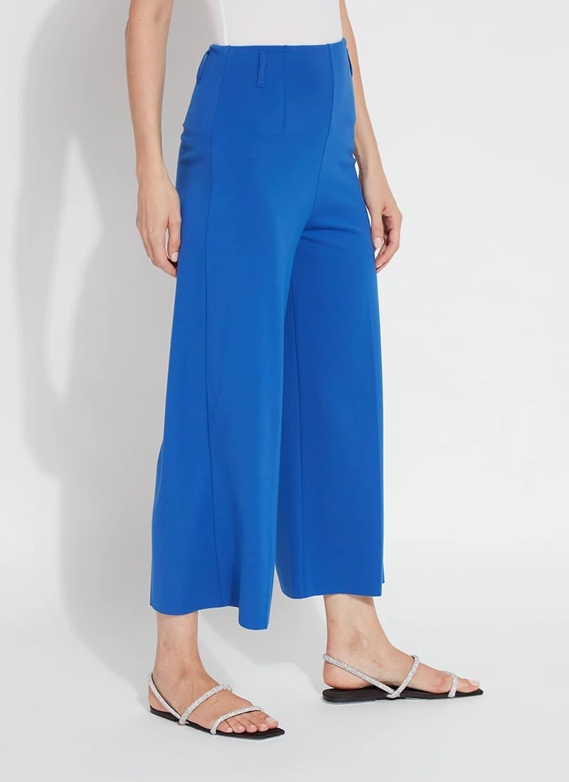 Lyssé Ellis Cropped Culottes – Ponte Pants and Culottes for Women with Lightweight Ponte Knit Fabric and High Waist