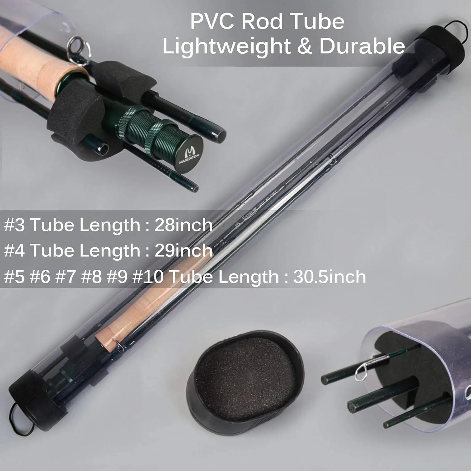 M MAXIMUMCATCH Maxcatch Extreme Graphite Fly Fishing Rod 4-Piece 9 Feet with IM6 Carbon Blank, Hard Chromed Guides, A Cork Grip (Size:3/4/5/6/7/8/10wt)