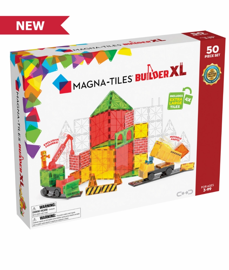 Magna-Tiles Builder XL 50-Piece Set - Local Pickup & Delivery Only