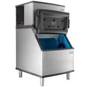 Manitowoc IDT0450A-161 Indigo NXT 30" Air-Cooled Full-Dice Ice Maker Machine with D400 Ice Storage Bin for Hotel Pub Bar | 470 lb. Ice/24hrs, 365 lb. Bin Capacity | 115v | NSF