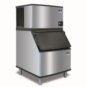 Manitowoc IYT0750A Indigo Series Commercial Ice Maker Machine - 715 Pound per Day Production, Air Cooled, One-Touch Cleaning, DuraTech Exterior w/D570 Storage Bin