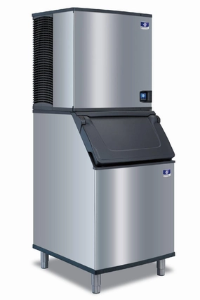Manitowoc Ice IYT0450A/D570 490 lb Indigo NXT™ Half Cube Ice Machine w/ Bin - 532 lb Storage, Air Cooled