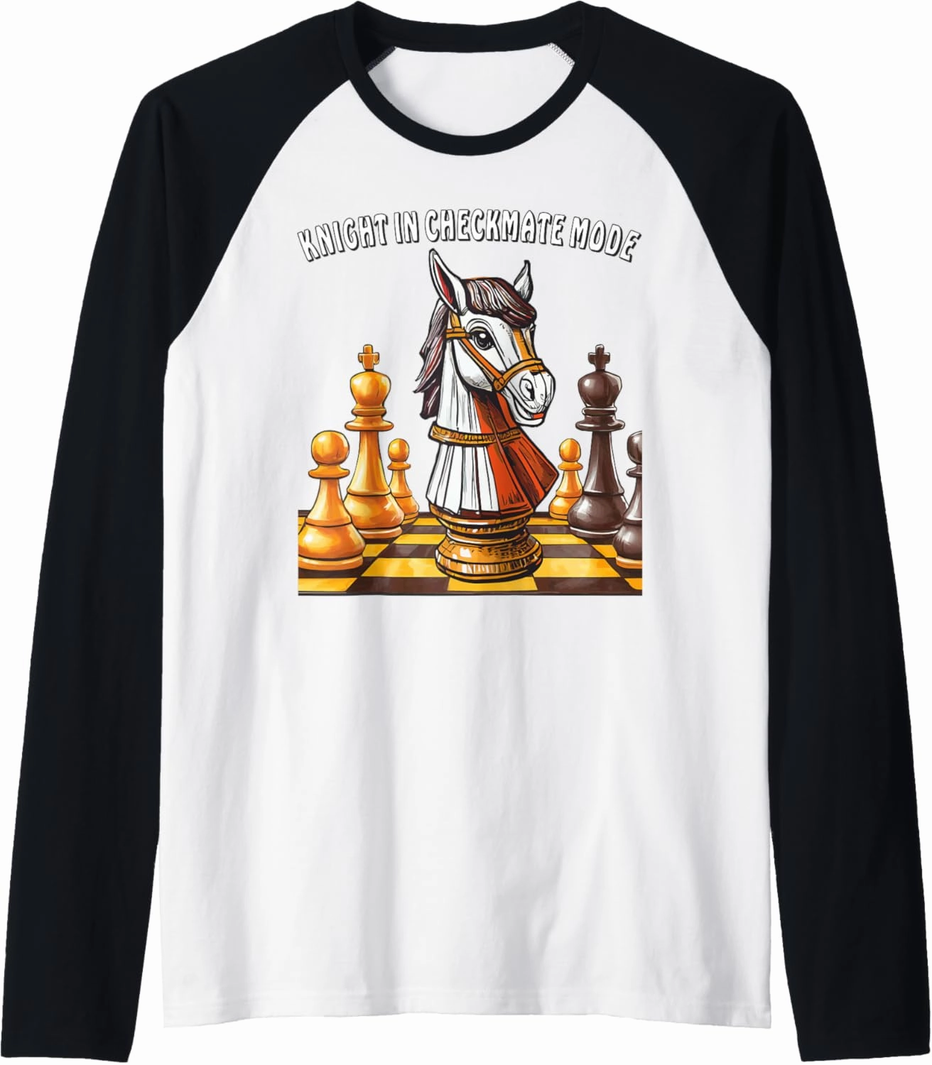 Masterful Chess Move Design For Strategists Playing Chess Raglan Baseball Tee
