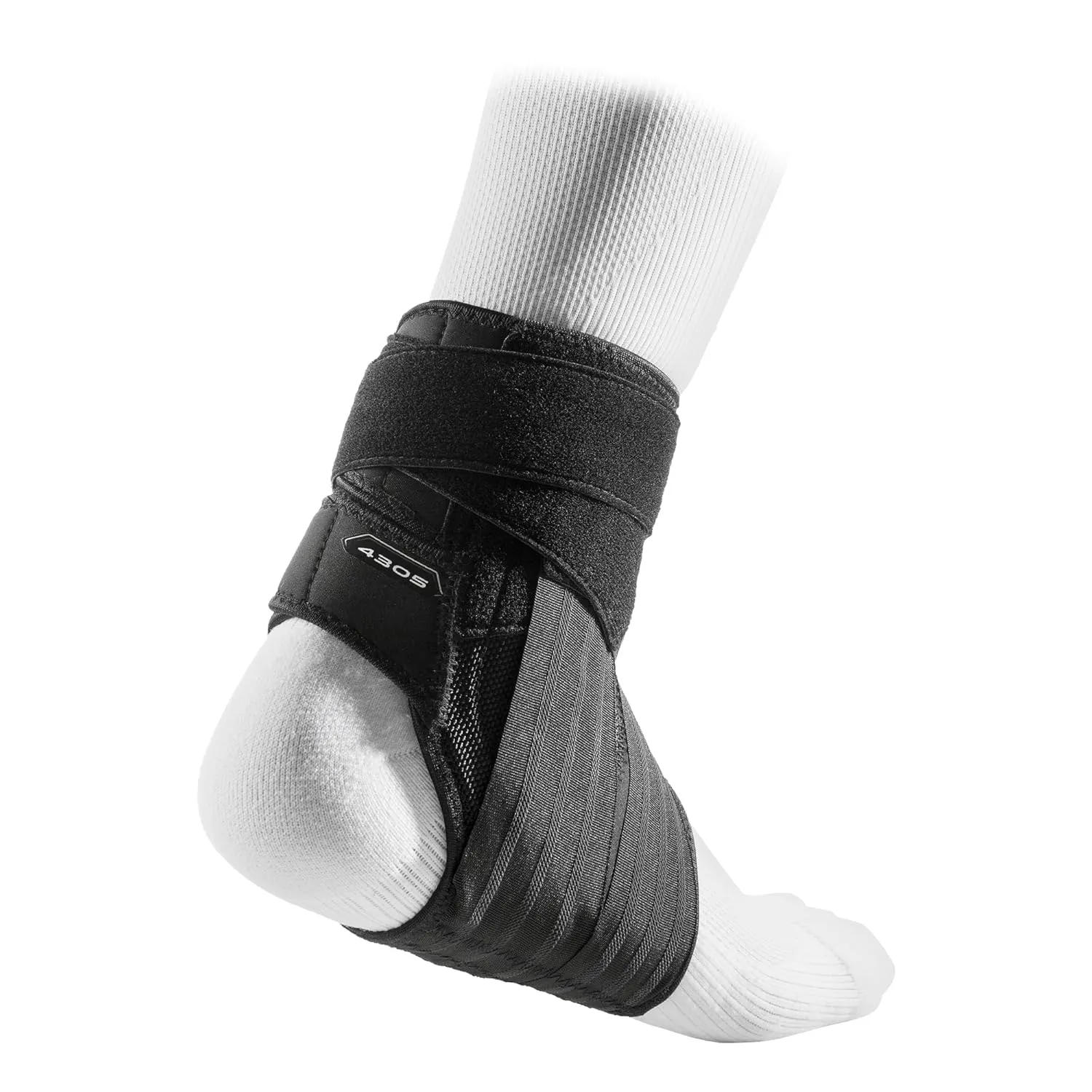 McDavid Ankle Brace Support, Stirrup Stays & Cross Compression Support, for Running, Walking & Sports, Injury Recovery, Sprain Ankle Wrap for Men, Women