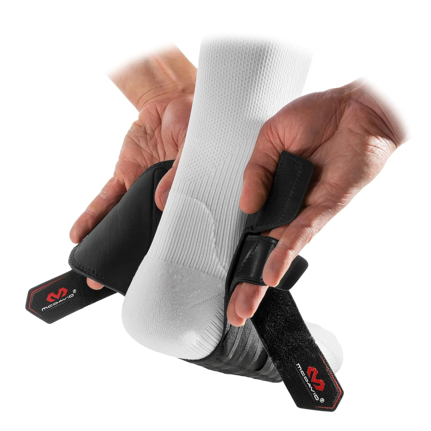 McDavid Ankle Brace Support, Stirrup Stays & Cross Compression Support, for Running, Walking & Sports, Injury Recovery, Sprain Ankle Wrap for Men, Women