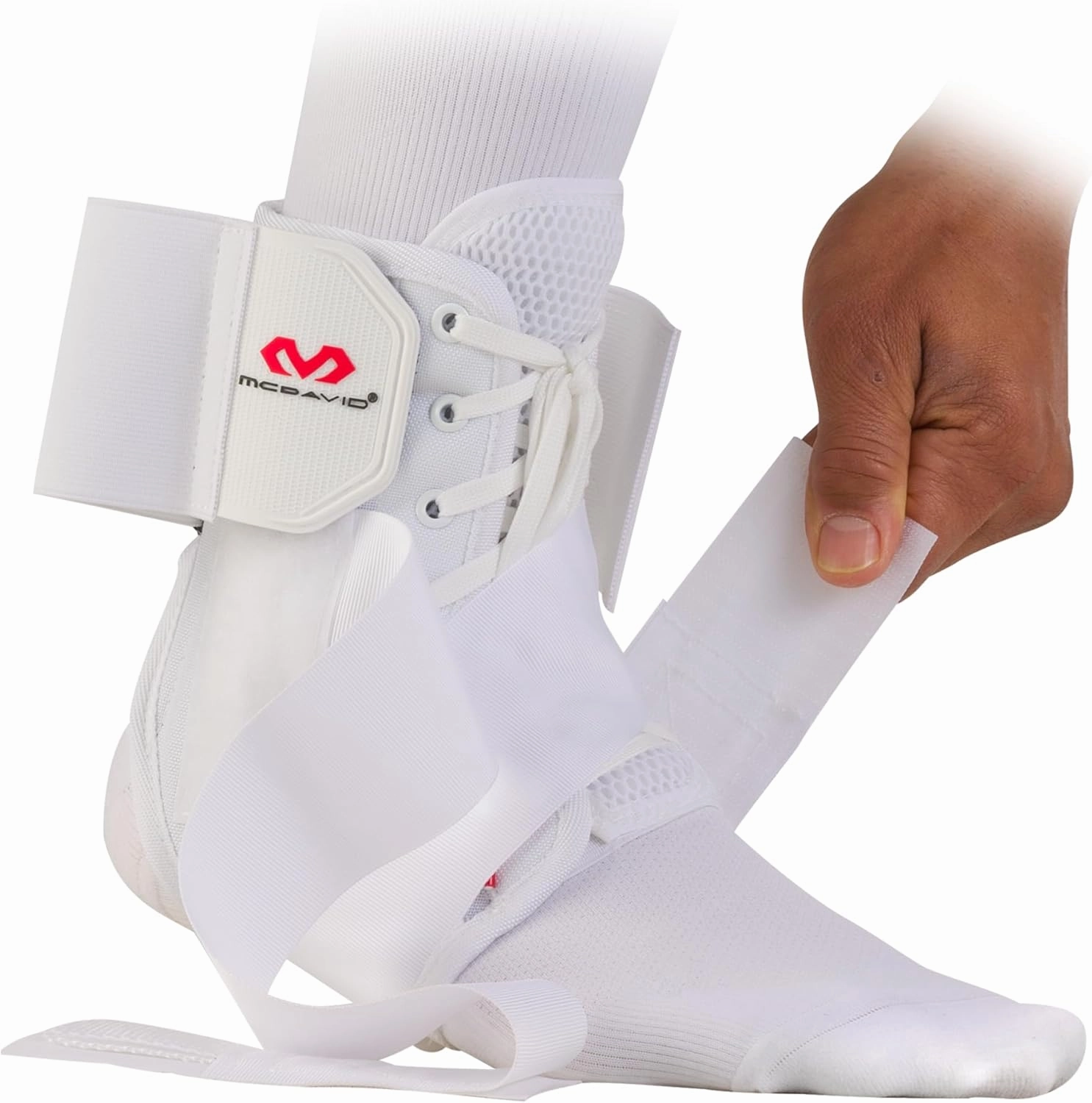 McDavid Ankle Brace Ultralight for Sprained Ankle, Figure 8 Ankle Braces, Lace up Ankle Brace, Ankle Braces for Men and Women, Ankle Support Brace and Stabilizer