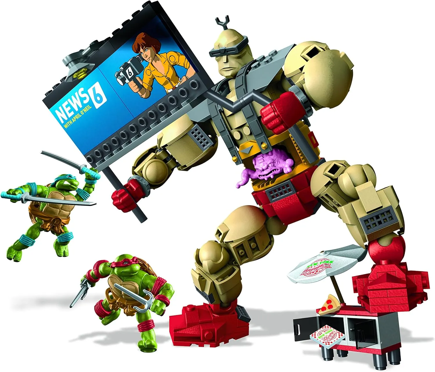 Mega Bloks TMNT Collectors Krang's Rampage Building Kit