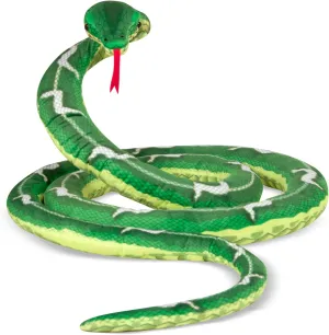Melissa & Doug Giant Boa Constrictor - Lifelike Stuffed Animal Snake (over 14 feet long)