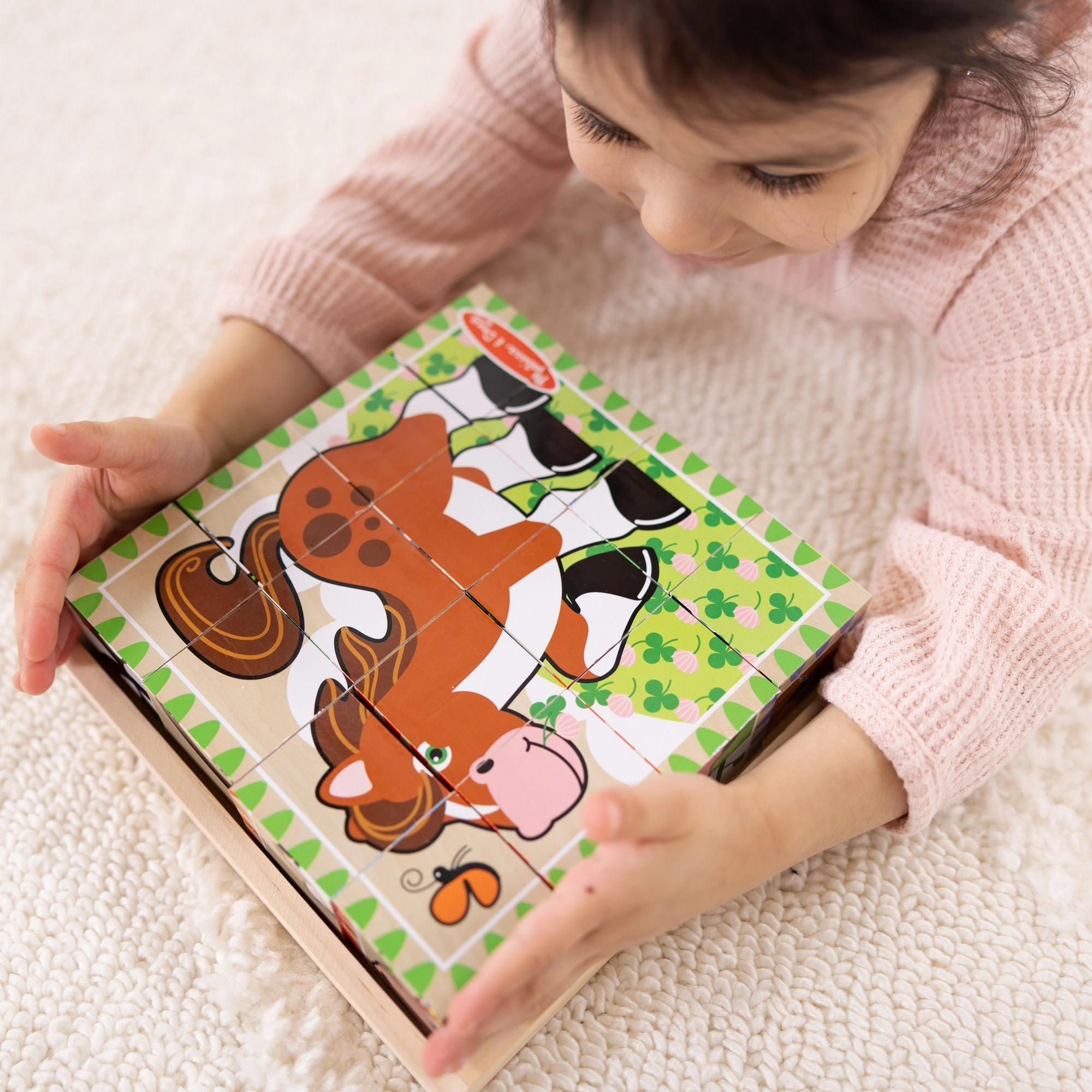 Melissa & Doug Farm Cube Puzzle