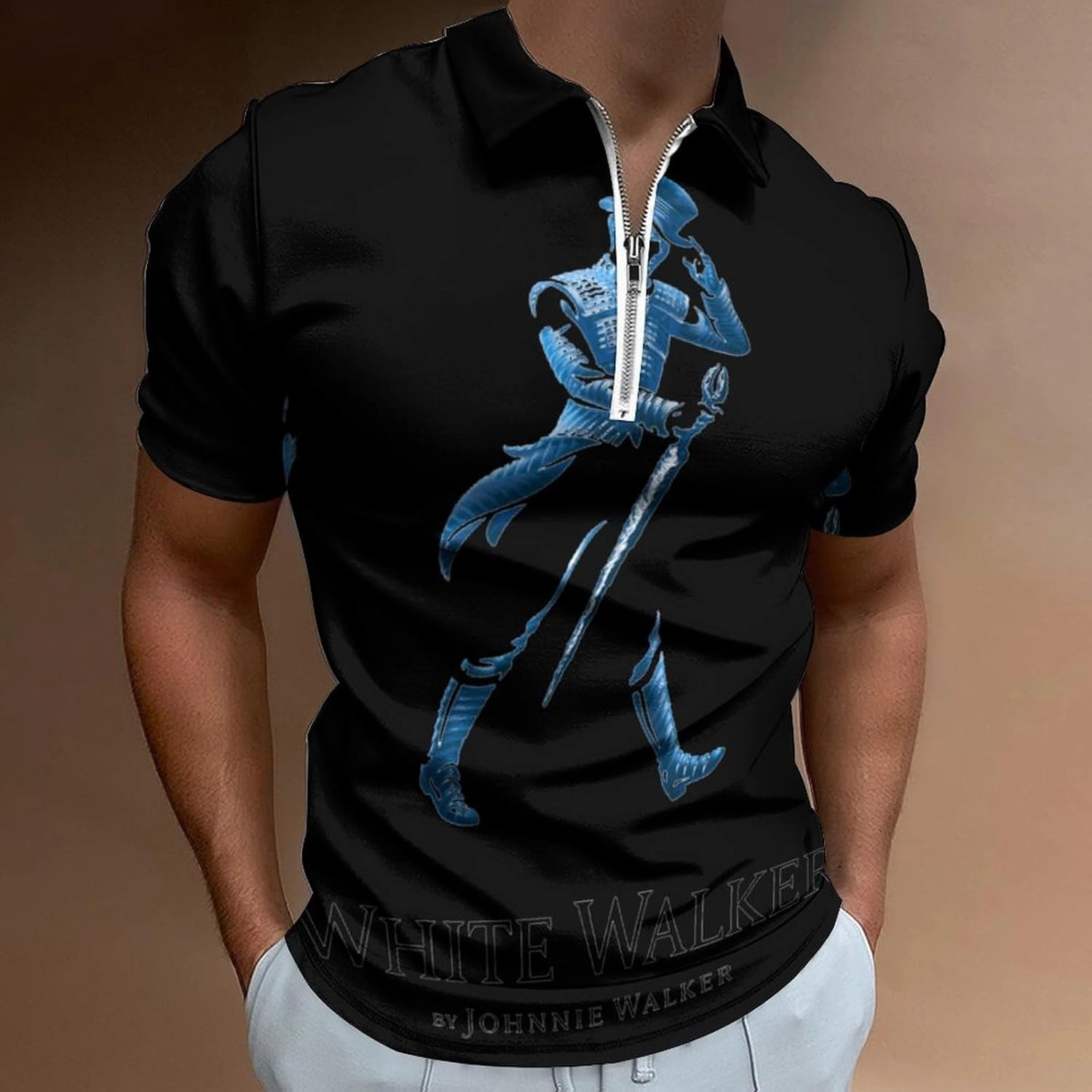 Mens Polo Shirts Performance Short Sleeve Golf Shirt Moisture Wicking Athletic Casual Collared T-Shirt