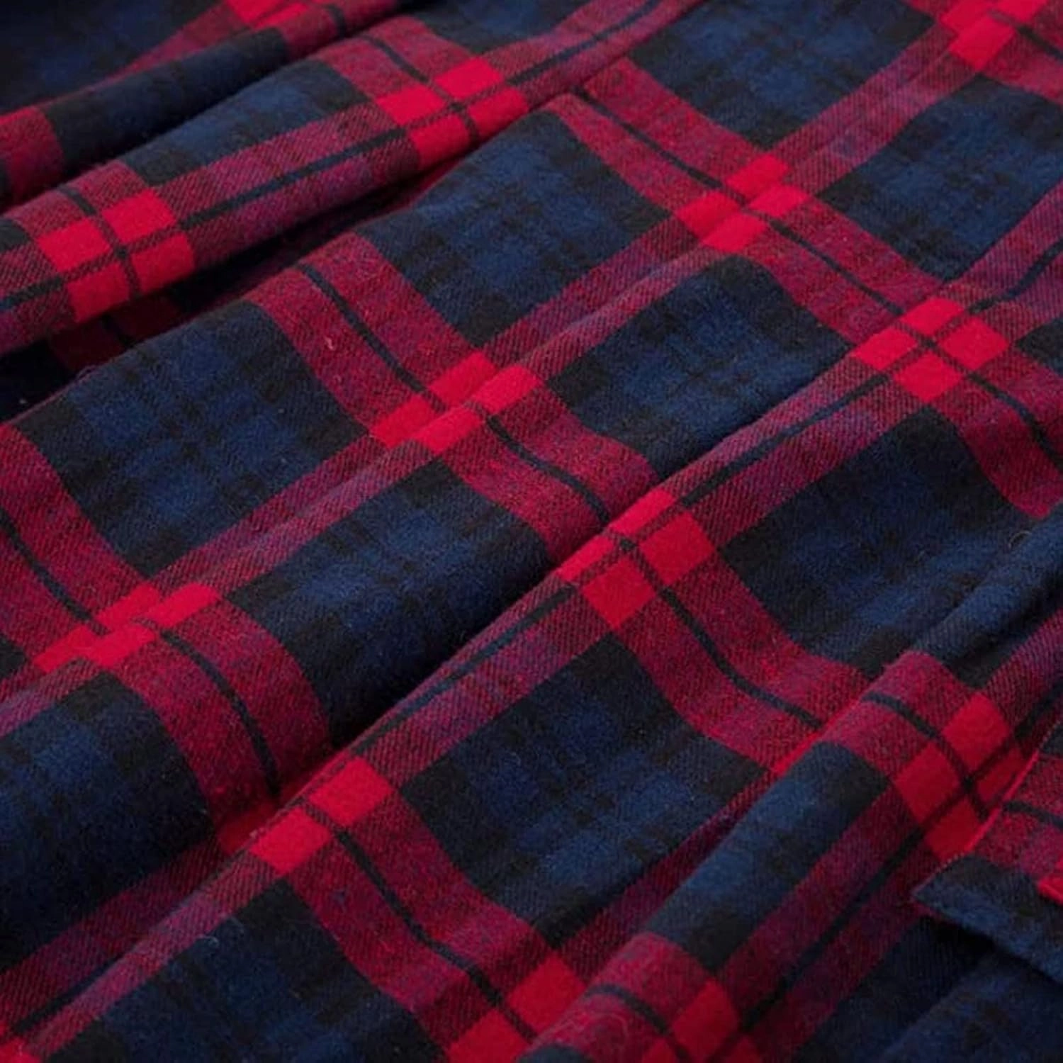 Mens Tartan Utility Kilts 2024 Color Pocket Pleated Skirt Highland Tartan Utility Kilt Tartan Kilt for Men Black