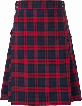 Mens Tartan Utility Kilts 2024 Color Pocket Pleated Skirt Highland Tartan Utility Kilt Tartan Kilt for Men Black