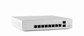 Meraki Cloud Managed MS220 Series 8 Port Gigabit PoE Switch - 8x 1GbE Ports - MS220-8P