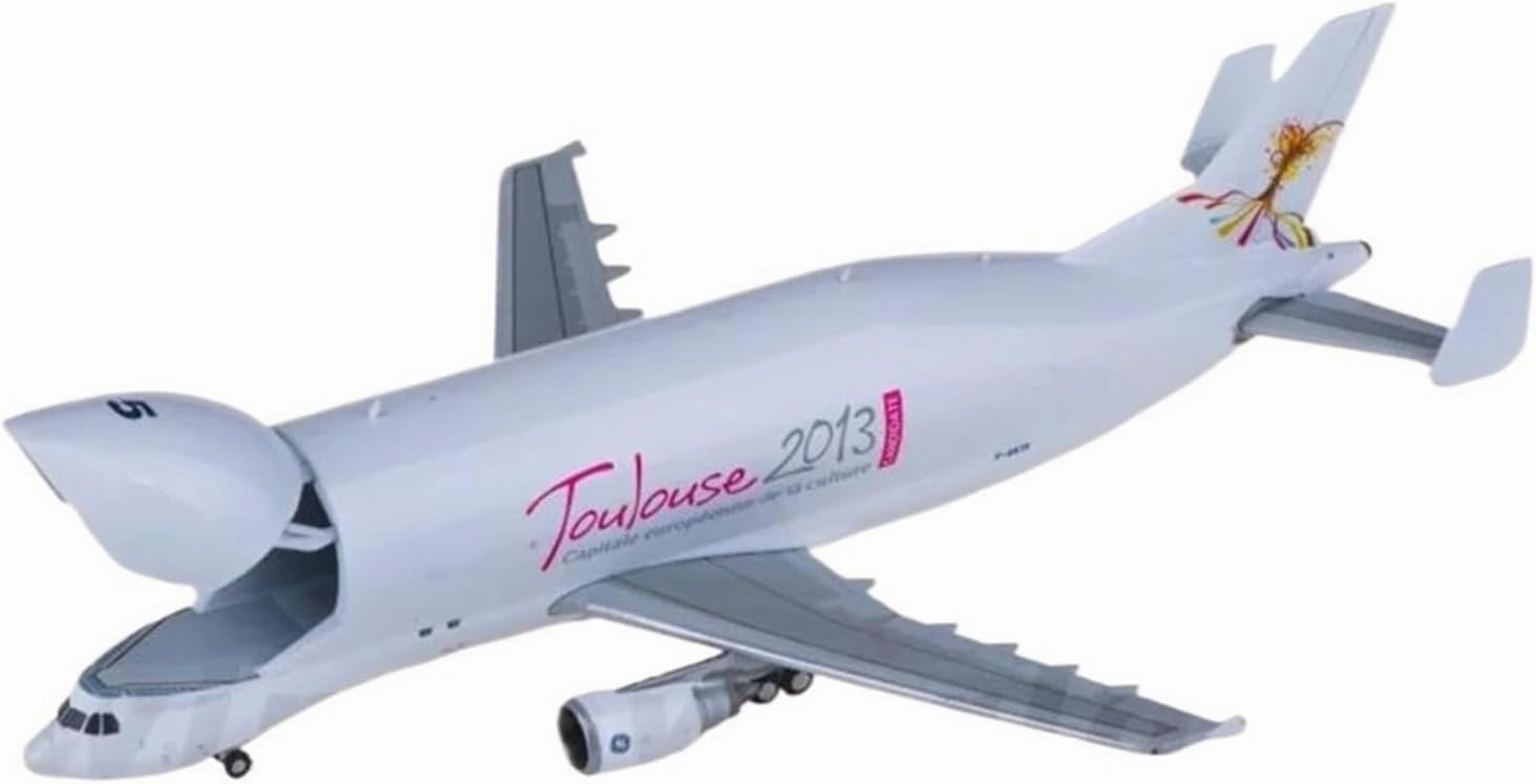 Metal Aircraft Model Diecast Scale 1:400 for A300-600ST Beluga F-GSTF Open Door Cargo Alloy Aircraft Model Metal Aviation Enthusiasts