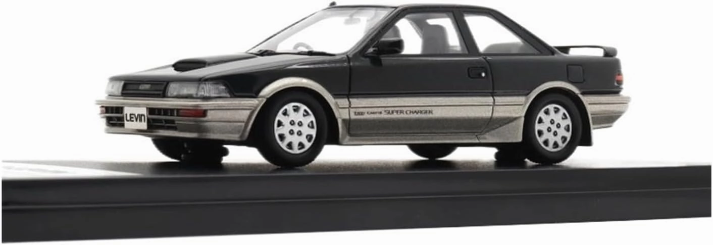 Metal Die Cast Toy Cars 1:43 for J-43571 Corolla Levin GT-Z 1987 Simulation Collection Resin Model Car Scene Decoration for Home Or Office Décor(White)