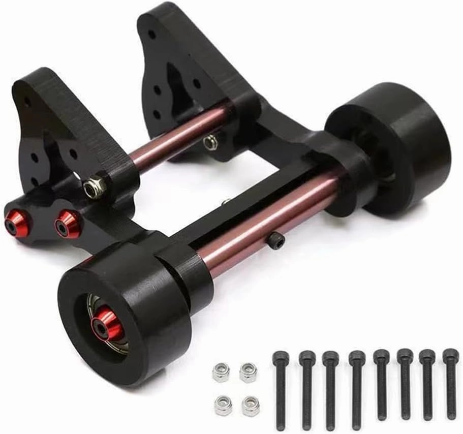 Metal RC Wheelie Bar RC Spare Parts for 1/8 ARRMA KRATON Outcast Typhoon RC Car (Black)