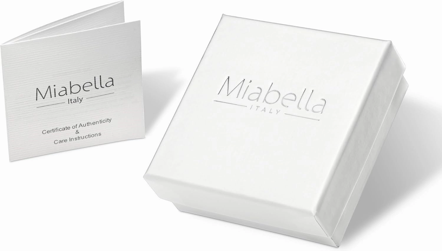 Miabella Italian Rope Wrap Nail Cross Pendant Necklace Box Chain, Rhodium or 18K Yellow Gold Over 925 Sterling Silver Made in Italy