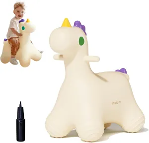 MiDeer Bouncy Horse Hopper for Toddlers, Inflatable Hopping Animal, Ride on Hopping Toy Outdoor Indoor Jumping Hopping Horse for 2 3 4 Year Old Kid