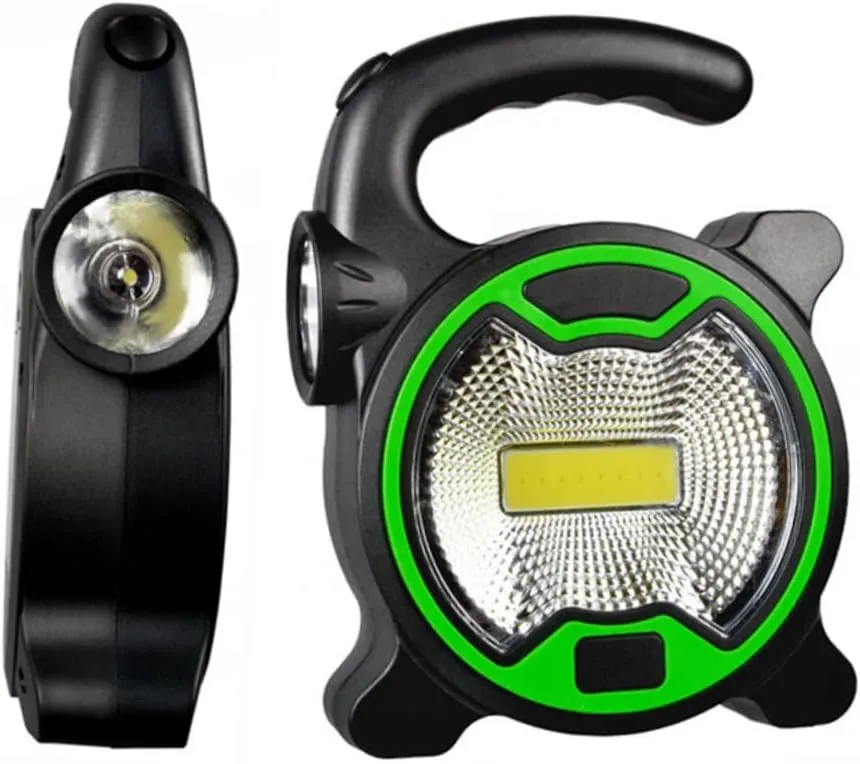 Mini Lantern LED Flashlights Work Light Camping Light Outdoor Lanterns Passenger Seat Pad Bike Cob