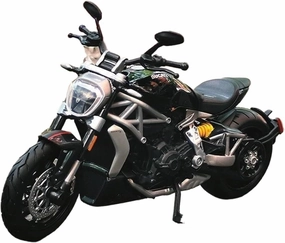 Mini Simulation Motorcycle Toys 1:12 for Ducati X Diavel S 2021 Alloy Racing Car Model Children's Gifts Adult for Boys