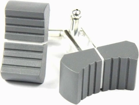 Miniblings Fader Cuff Links Cufflinks Controllers DJ Mixer Engineer Switch Gray