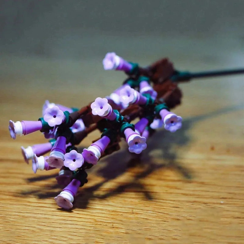MOC Bouquet Flower Romantic Bricks Rose Toys