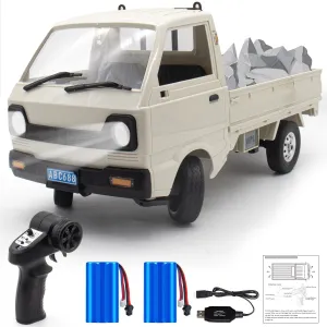 Mostop Remote Control Car D12 Drift Pickup Truck, 1/10 RC Drift Car RTR Crawler with 2 Rechargeable Battery,Throttle Steering Control Drift Car Crawler for Adults, HJ110 1:10 Off-Road Pick-up Truck