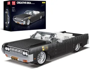 Mould King 10118 Sports Car Building Block Kits, MOC Classic Vintage Car Model Building Sets, Gift for Kids Age 8 /Adult Collections Enthusiasts (1903 Pieces, Static Version)