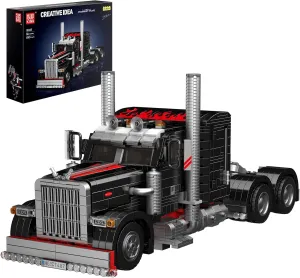 Mould King Semi Truck Toys Building Sets, Collectible Trucks Vehicle Trailer Model Build and Display, 10037 STEM Project Blocks Kits Decor for Adults and Boys Girls Kids Aged 14  (1797 Pieces)