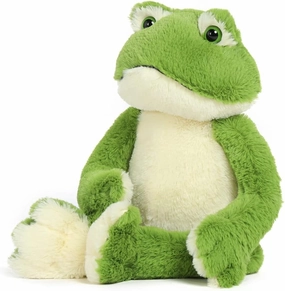 Muiteiur 17.7 Inch Plush Frog Stuffed Animal, Cute Frog Soft Toy with White Belly, Gift for Kids Girlfriend