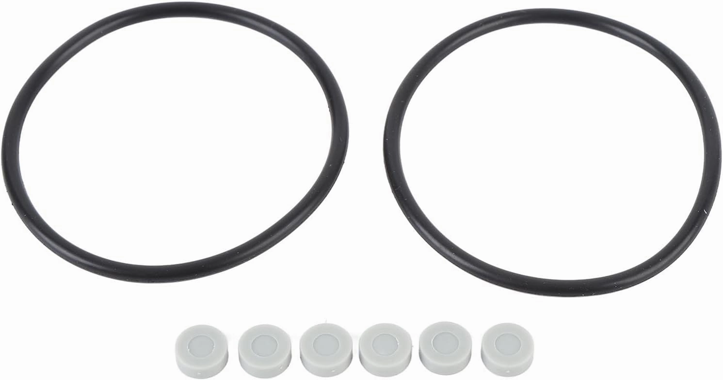 NAB Hub Adapter O Ring Kit, Rubber Ring for REVOX 2 Seal Rings and 6 Pucks Reel to Reel Tape Nab Hub Adapter Kit for Studer (Grey)