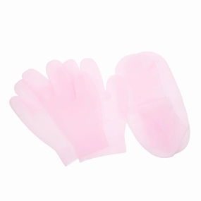 NOLITOY Elastic Spa Gloves Socks Set Moisturizing Hand Foot Masks for Dry Skin Reusable Travel-friendly