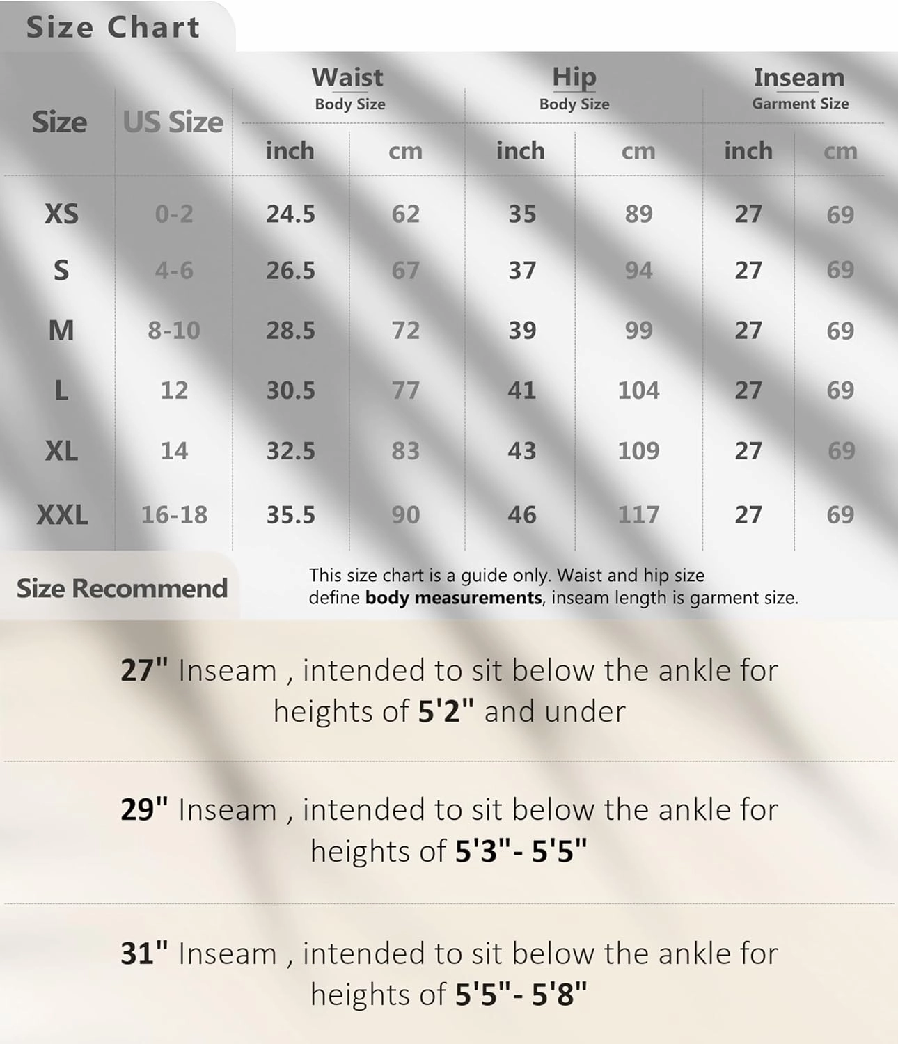 ODODOS Chiffon Flowy Pleated Wide Leg Pants for Women Lightweight High Waist Trouser with Pockets-27/29" /31" Inseam